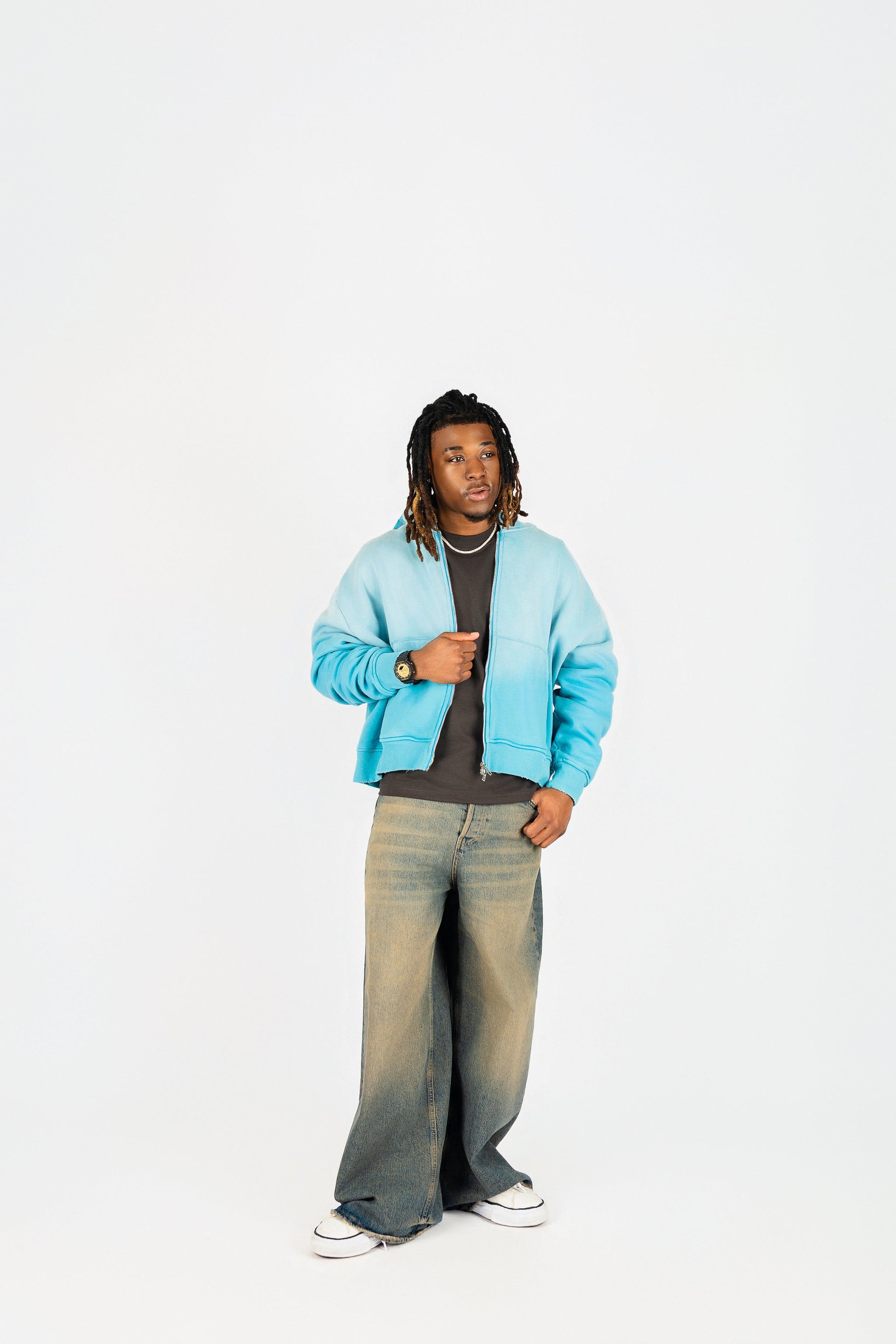 Weathered Zip Up Superline