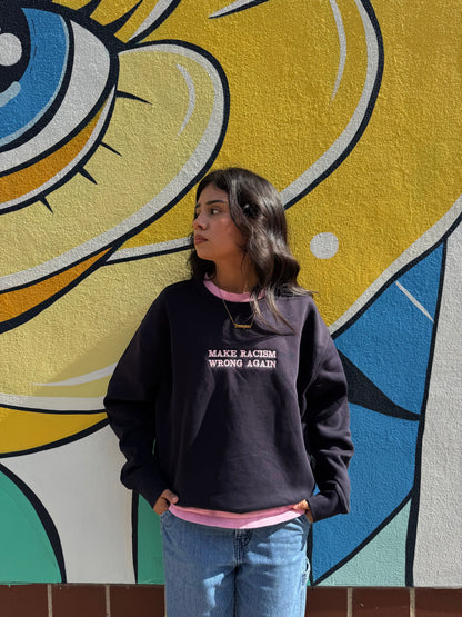 Anti-Rac*sm Navy Sweatshirt JZD