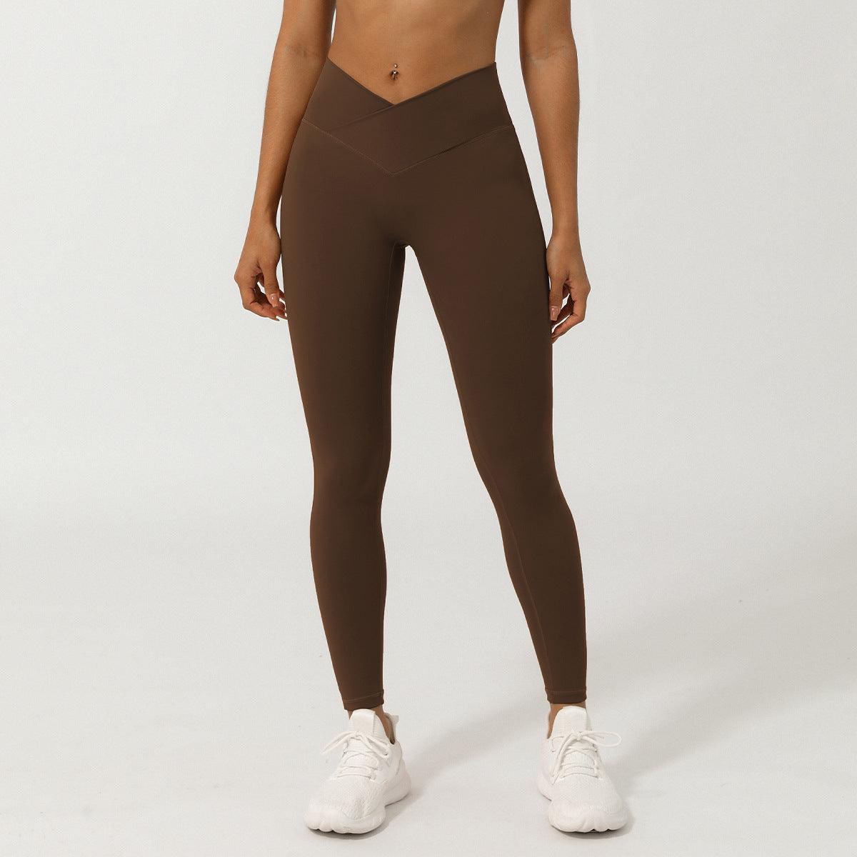 V-Shaped High-Waisted Yoga Pants | Skinny Fit Workout Pants for Fitness & Yoga Country in My Heart
