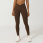 V-Shaped High-Waisted Yoga Pants | Skinny Fit Workout Pants for Fitness & Yoga Country in My Heart