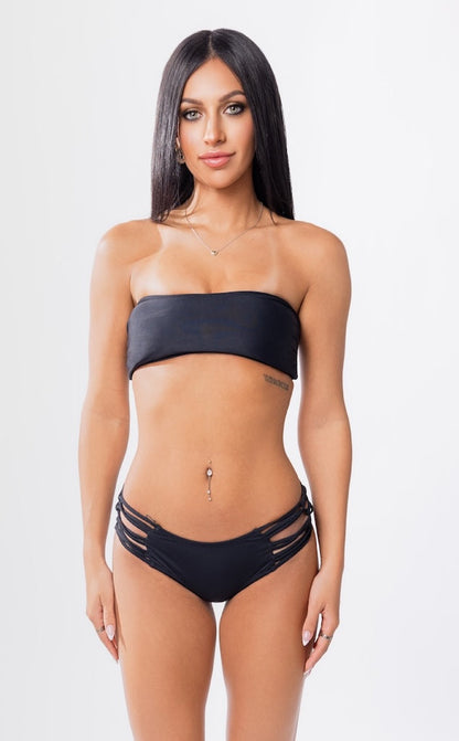 Banzai Beach Strappy Bandeau Bikini Top Forever Young Swimwear