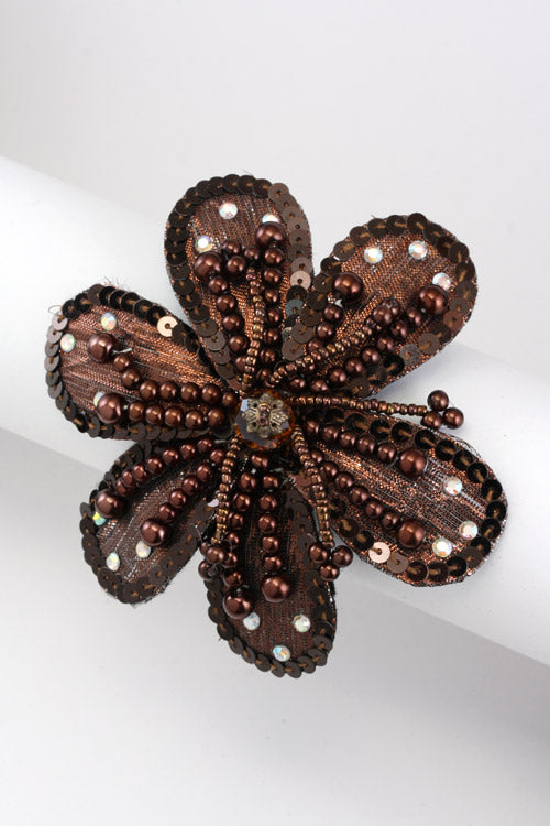 Sequin Flower Convertible Bracelet Scrunchie Shop Style & More | Fresh Looks, Everyday Deals & Free Shipping