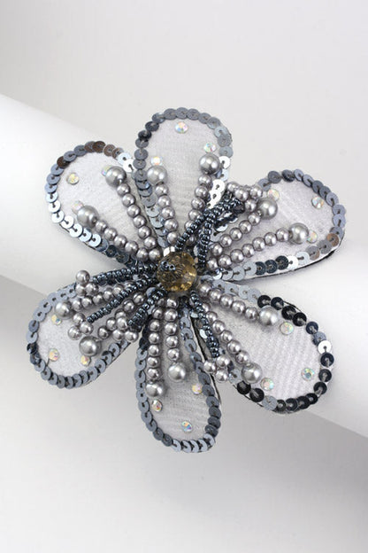 Sequin Flower Convertible Bracelet Scrunchie Shop Style & More | Fresh Looks, Everyday Deals & Free Shipping