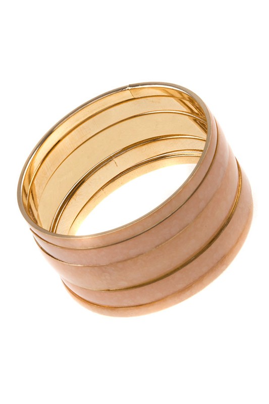 WIDE LAYERED BANGLE BRACELET Shop Style & More | Fresh Looks, Everyday Deals & Free Shipping