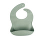 Baby silicone rice bag Baby rice bag bib Baby saliva towel waterproof mouth bag No wash and oil proof