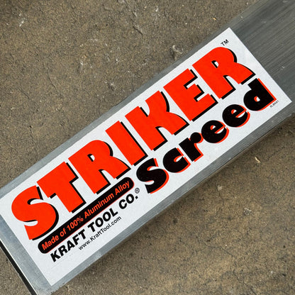 KRAFT TOOL CO. Striker Screed 240”x1-1/2”x3-1/2” CC620AL PayWut