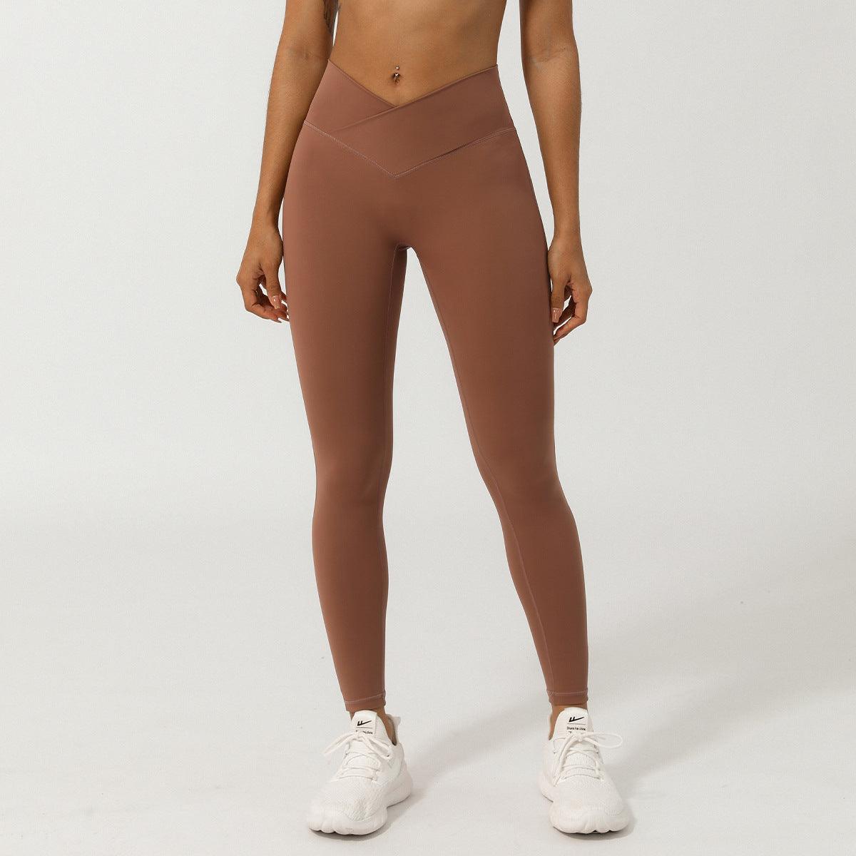 V-Shaped High-Waisted Yoga Pants | Skinny Fit Workout Pants for Fitness & Yoga Country in My Heart
