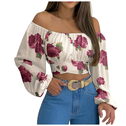 Off Shoulder Cross Tie Long Sleeve Top | Sexy & Trendy Cowgirl Look Country in My Heart