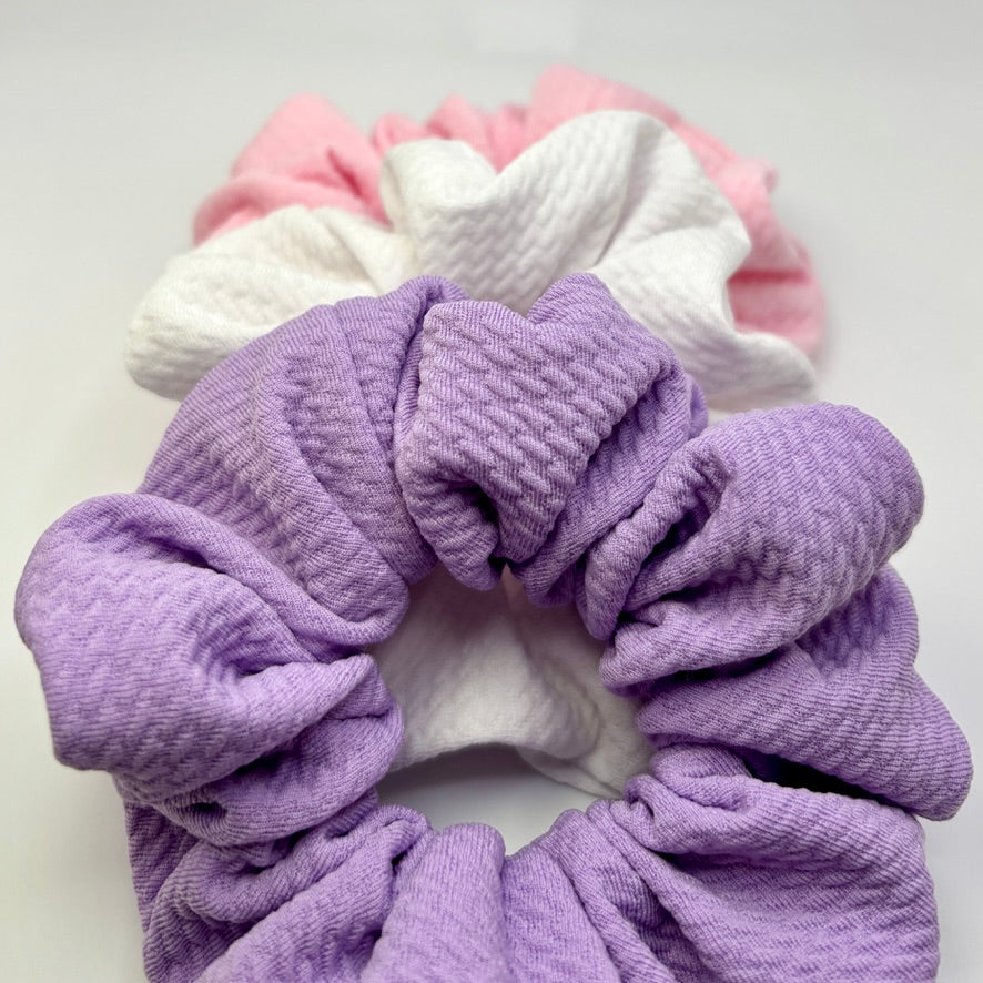 Mini Pastel Bullet Scrunchie Trio Enchanted Scrunch