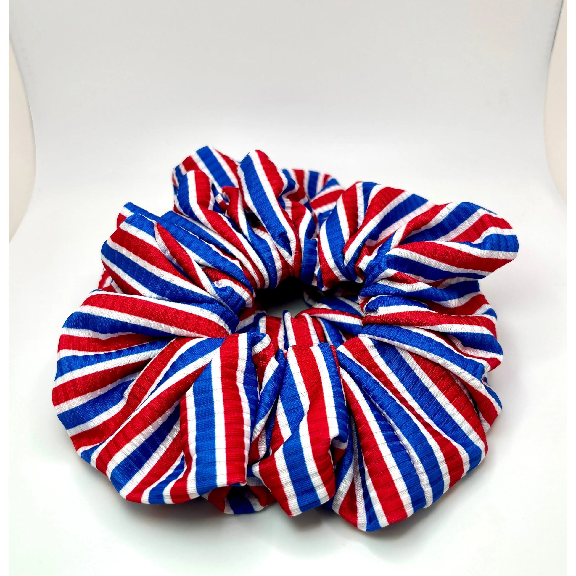 Striped 4th of July Ribbed Scrunchie Enchanted Scrunch