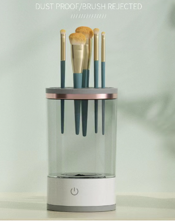 Makeup brush, washer, plug-in lazy electric cleaning brush, automatic washing tool, quick drying tool