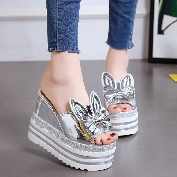 Women's Wedge High Heel Waterproof Platform Sandals
