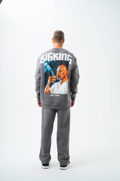 BIGKING Unisex Oversized Sweatshirt & Jogger Set Withinblack
