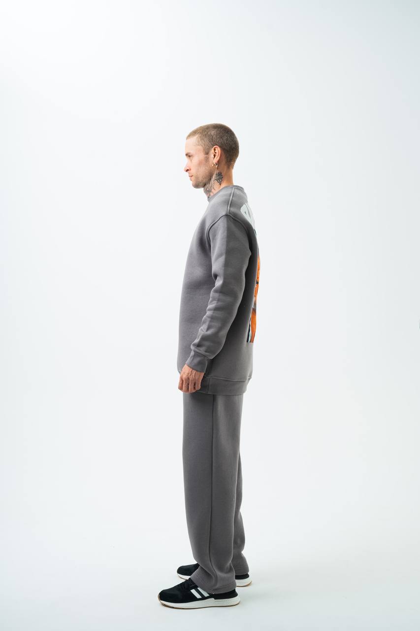 BIGKING Unisex Oversized Sweatshirt & Jogger Set Withinblack