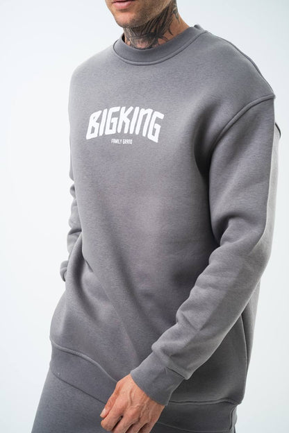 BIGKING Unisex Oversized Sweatshirt & Jogger Set Withinblack