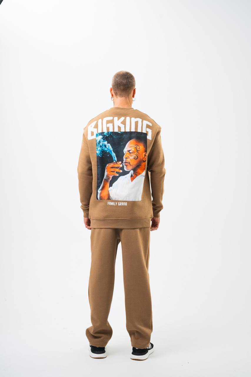 BIGKING Unisex Oversized Sweatshirt & Jogger Set Withinblack