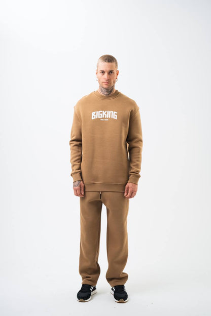 BIGKING Unisex Oversized Sweatshirt & Jogger Set Withinblack
