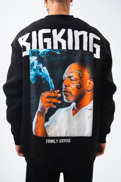 BIGKING Unisex Oversized Sweatshirt & Jogger Set Withinblack