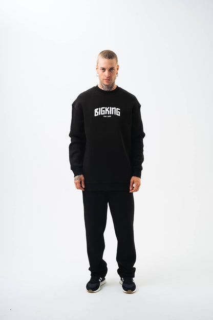 BIGKING Unisex Oversized Sweatshirt & Jogger Set Withinblack
