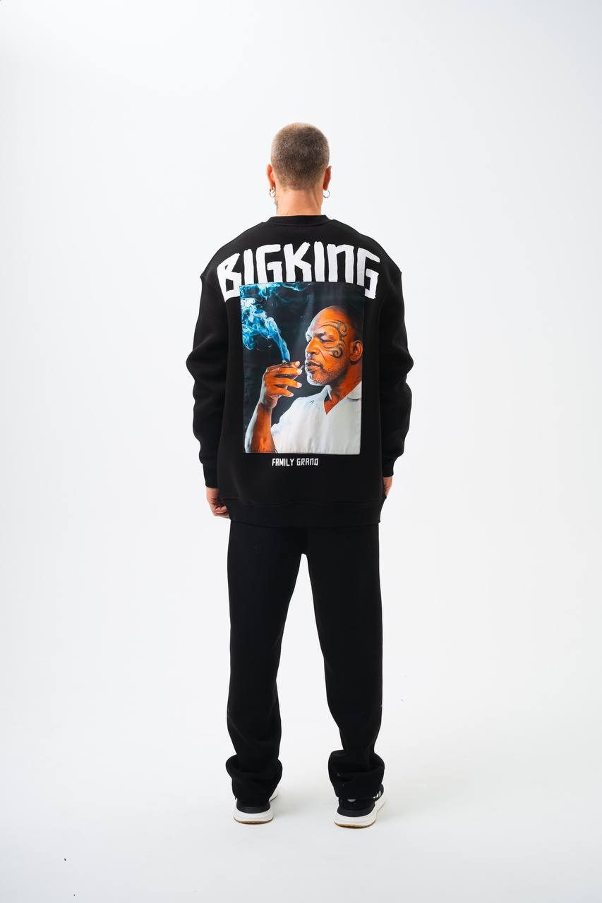 BIGKING Unisex Oversized Sweatshirt & Jogger Set Withinblack