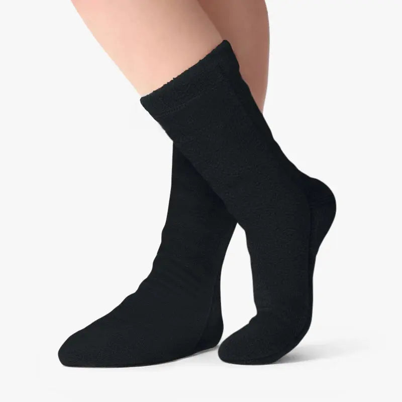 Polar Feet Fleece Socks - Black Polar Feet® LLC