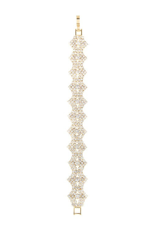 DIMOND SHAPE RHINESTONE BRACELET Shop Style & More | Fresh Looks, Everyday Deals & Free Shipping