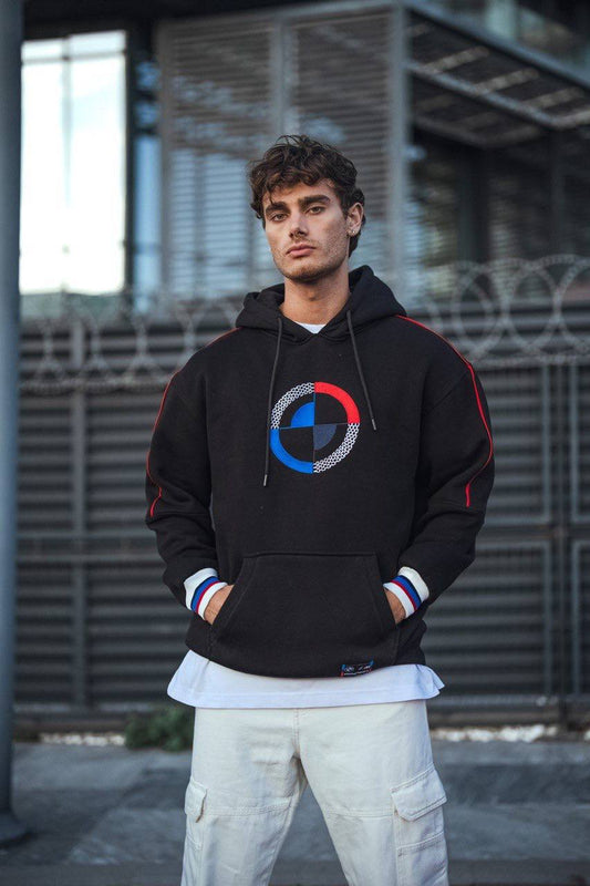 BMW Logo Oversized Hoodie - Stylish and Comfortable Sweatshirt Withinblack