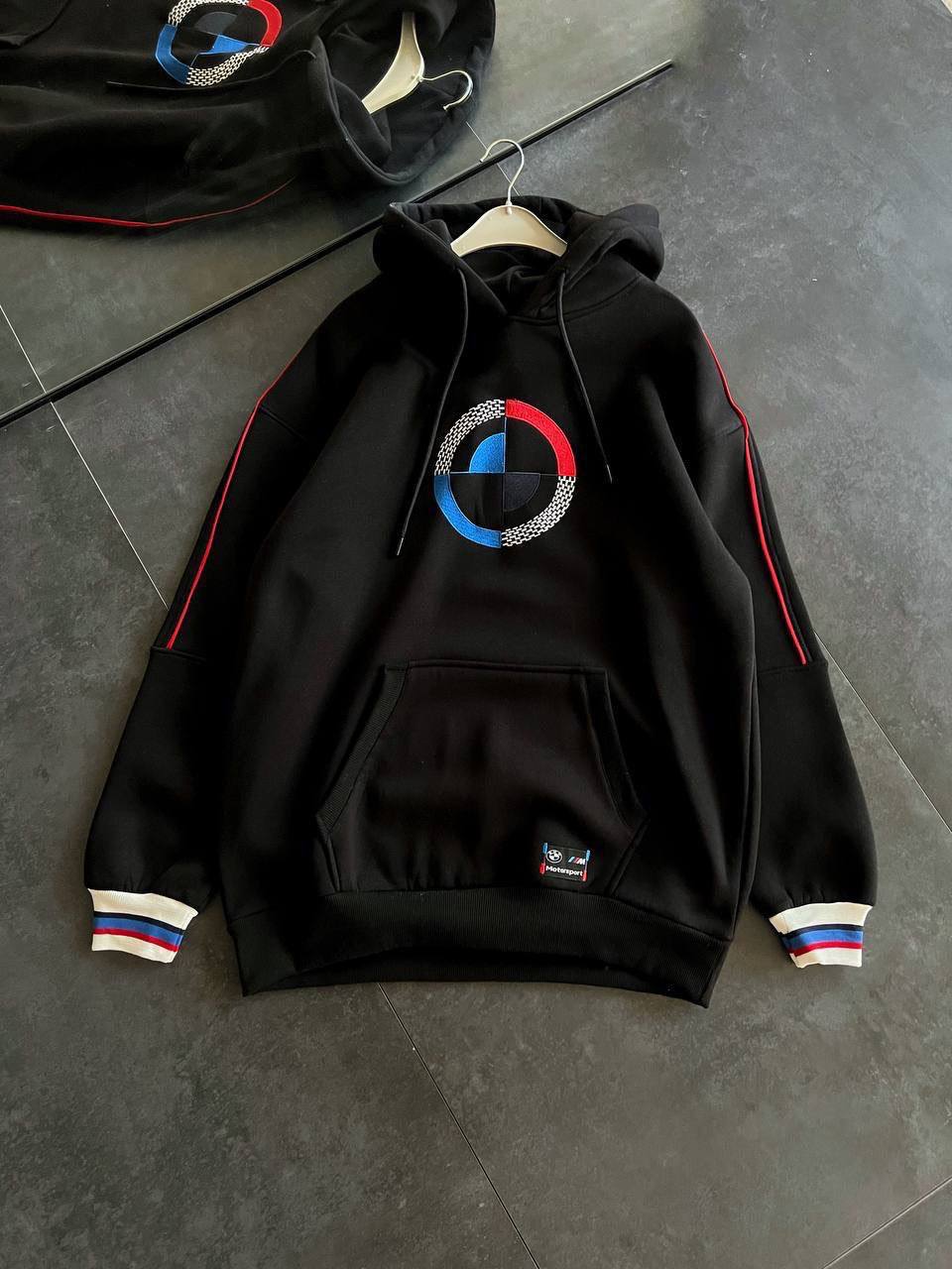 BMW Logo Oversized Hoodie - Stylish and Comfortable Sweatshirt Withinblack