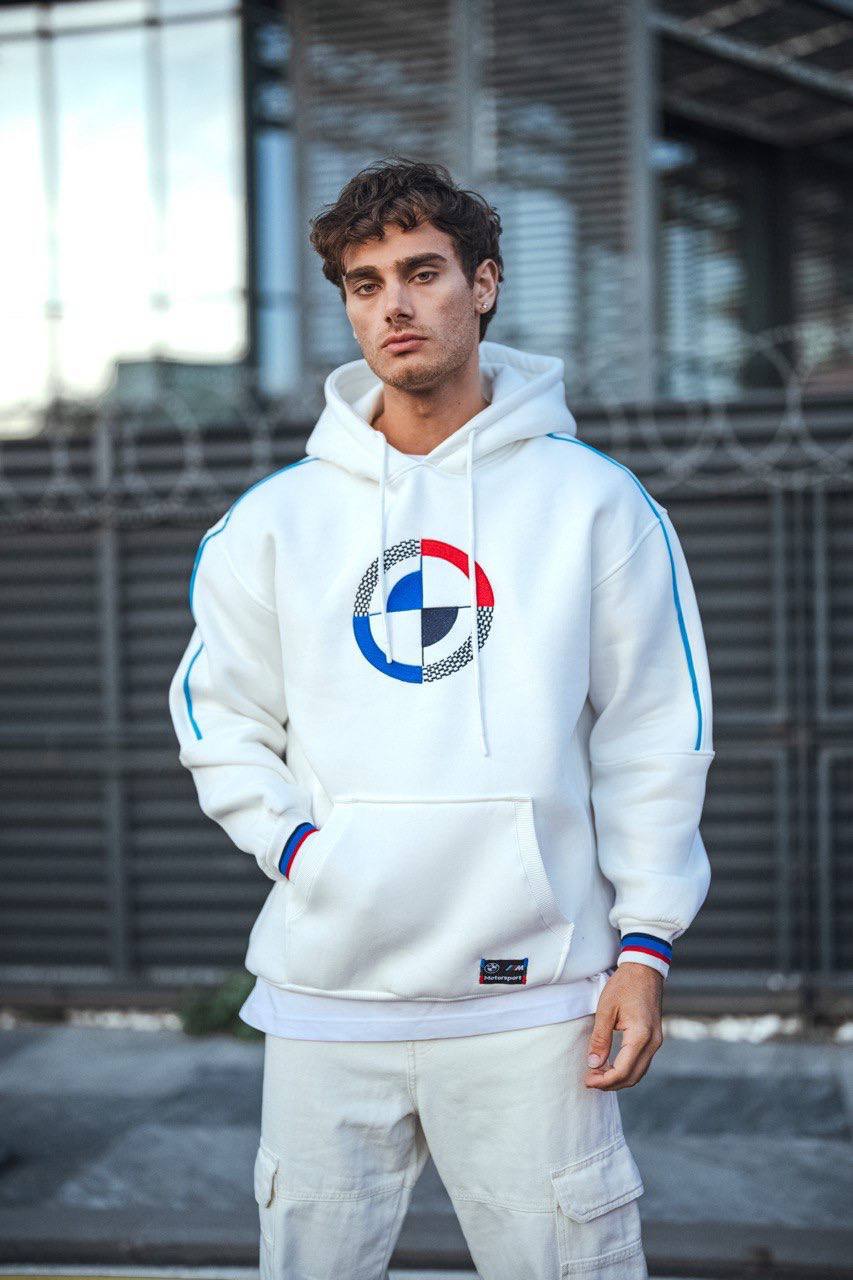BMW Logo Oversized Hoodie - Stylish and Comfortable Sweatshirt Withinblack