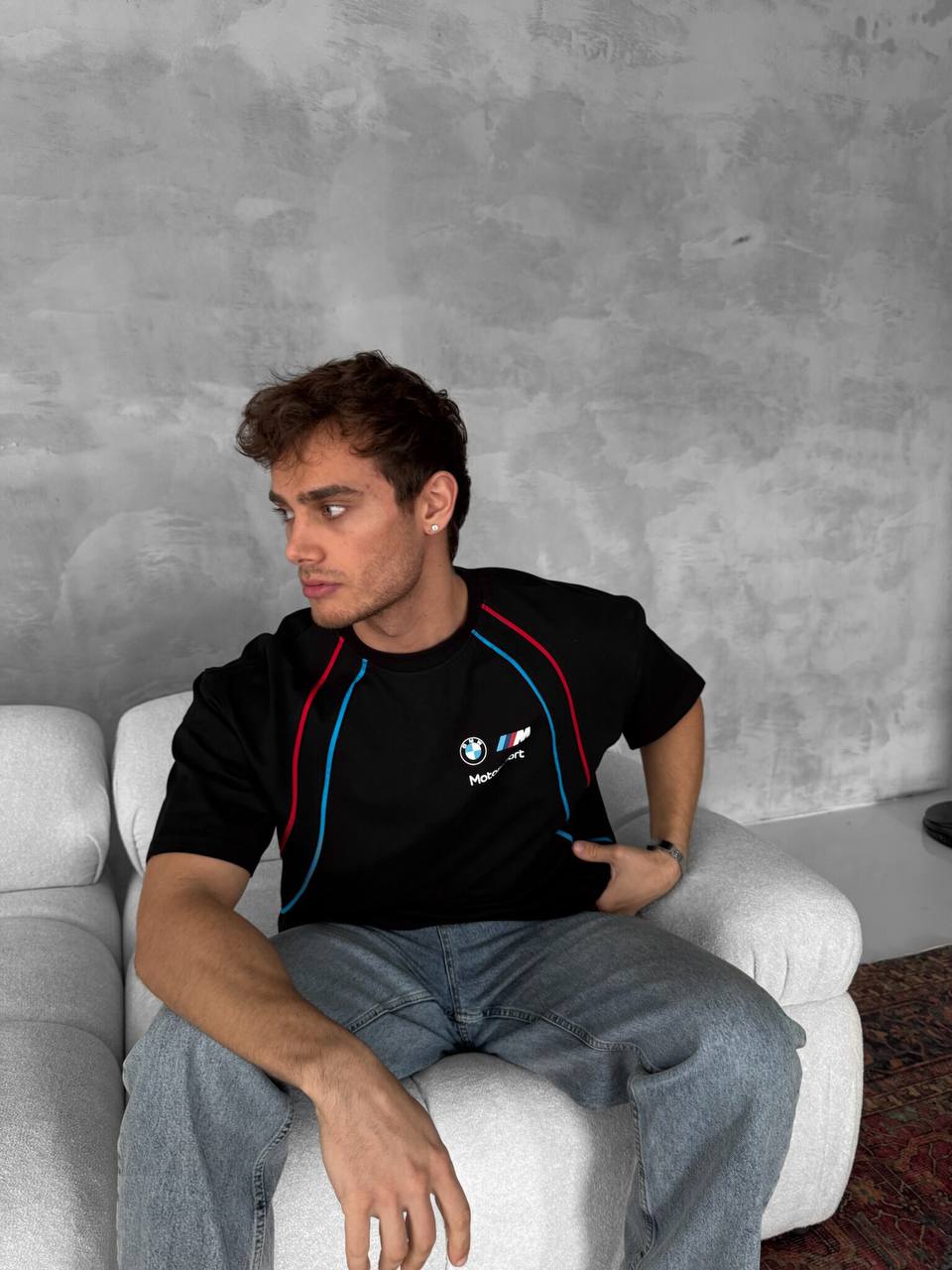 BMW Motorsport Cotton T-Shirt / Car Enthusiast Graphic Tee Withinblack