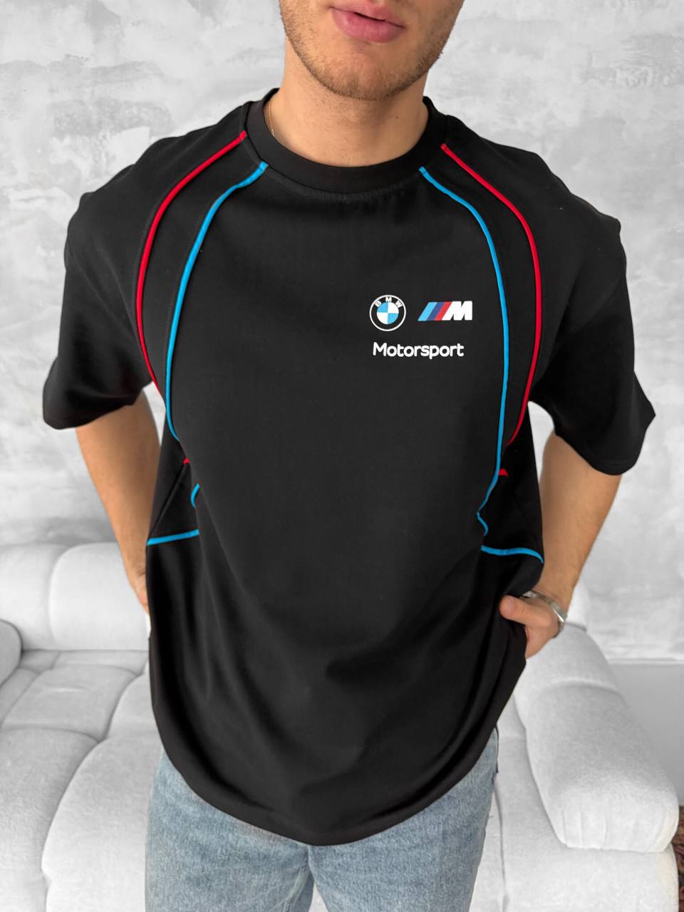 BMW Motorsport Cotton T-Shirt / Car Enthusiast Graphic Tee Withinblack
