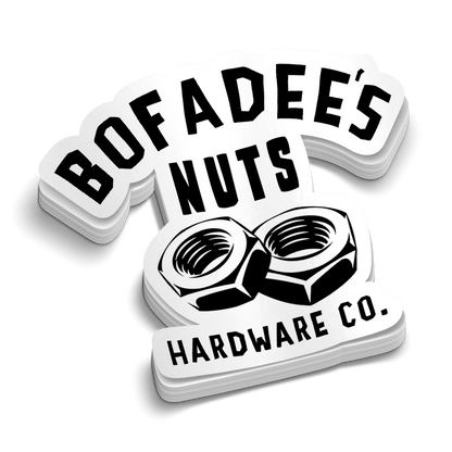 Bofadee's Hard Hat Decal Armed American Supply