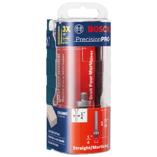 BOSCH 82816MC 1/4 In. Mortising Arbor (Router Bit) VM Hardware