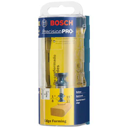 BOSCH 84432MC 1/4 In. 19/32 In. x 1/2 In. Carbide-Tipped Bullnose Router Bit VM Hardware