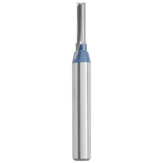BOSCH 85213MC 1/8 In. x 1/2 In. Solid Carbide Double-Flute Straight Router Bit VM Hardware