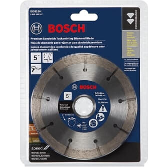 BOSCH DD510H 5 In. Premium Sandwich Tuckpointing Blade VM Hardware