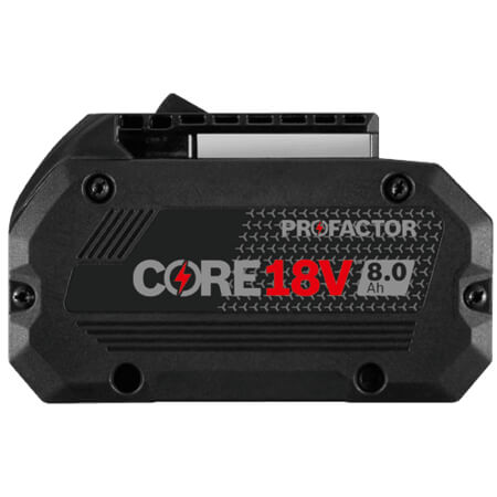 BOSCH GBA18V80 18V CORE18V Lithium-Ion 8.0 Ah PROFACTOR Performance Battery VM Hardware