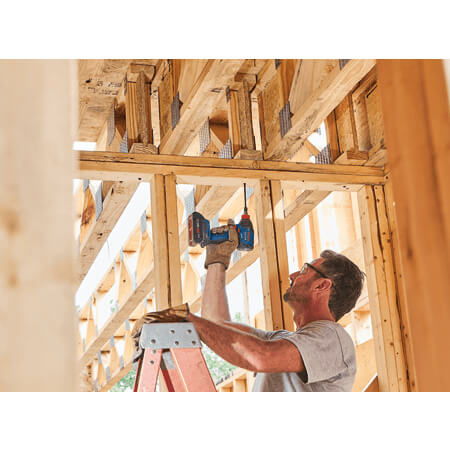 BOSCH GDX18V-1860CN 18V Brushless Connected-Ready Freak 1/4 In. and 1/2 In.Two-In-One Bit/Socket Impact Driver (Bare Tool) VM Hardware