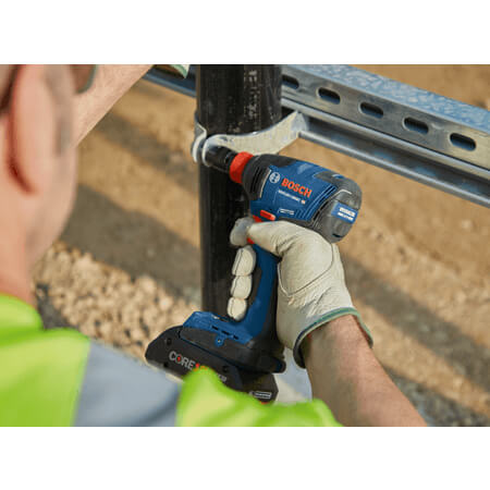 BOSCH GDX18V-1860CN 18V Brushless Connected-Ready Freak 1/4 In. and 1/2 In.Two-In-One Bit/Socket Impact Driver (Bare Tool) VM Hardware
