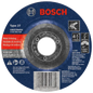 BOSCH GW27M450 4-1/2 In. 1/4 In. 7/8 In. Arbor Type 27 30 Grit Grinding Abrasive Wheel VM Hardware