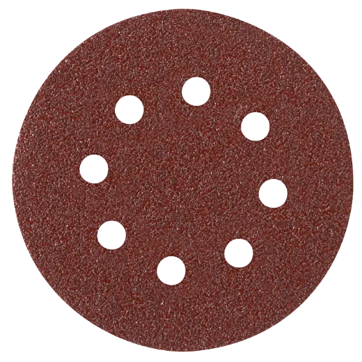BOSCH SR5R240 5 pc. 240 Grit 5 In. 8 Hole Hook-And-Loop Sanding Discs VM Hardware