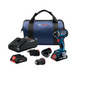 BOSCH GSR18V-800FCB24 18V Drill/Driver with 5-In-1 Flexiclick® System and (2) CORE18V® 4 Ah Advanced Power Battery VM Hardware
