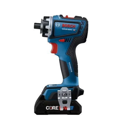 BOSCH GSR18V-800FCB24 18V Drill/Driver with 5-In-1 Flexiclick® System and (2) CORE18V® 4 Ah Advanced Power Battery VM Hardware