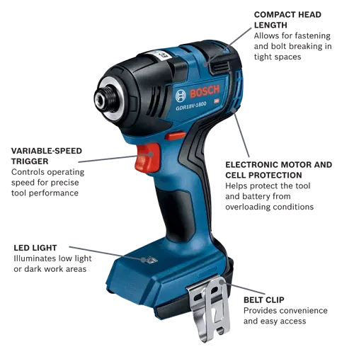 BOSCH GXL18V-27B22 Cordless 18V 2-Tool Combo Kits VM Hardware