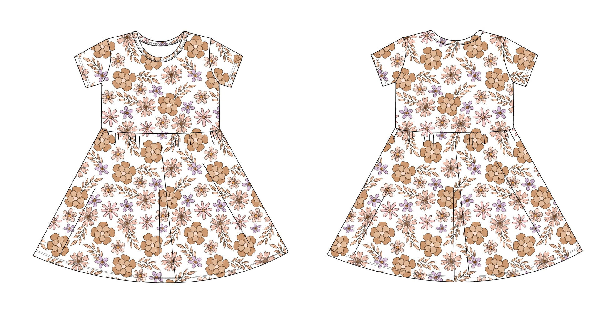 Mabel - Dress Blush Lotus