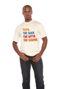 Papa, the Man, the Myth, the Legend Men's Bamboo Viscose/Organic Cotton Short Sleeve Graphic T-Shirt Spun Bamboo