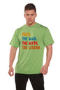 Papa, the Man, the Myth, the Legend Men's Bamboo Viscose/Organic Cotton Short Sleeve Graphic T-Shirt Spun Bamboo