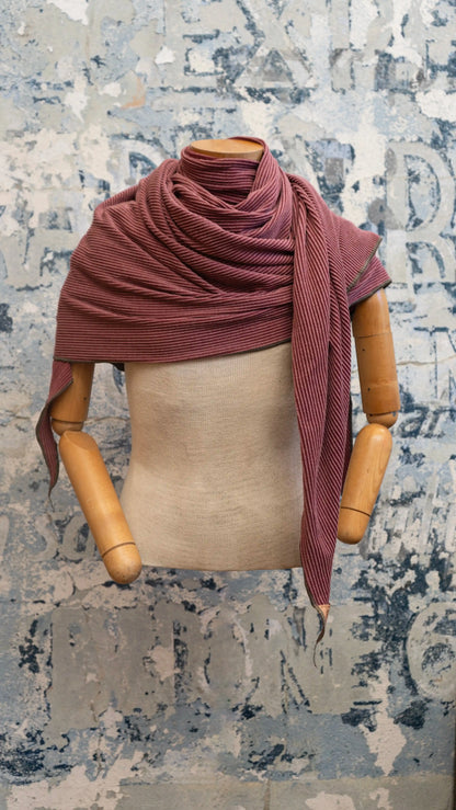 Burgundy DNA Scarf Late Sunday Afternoon