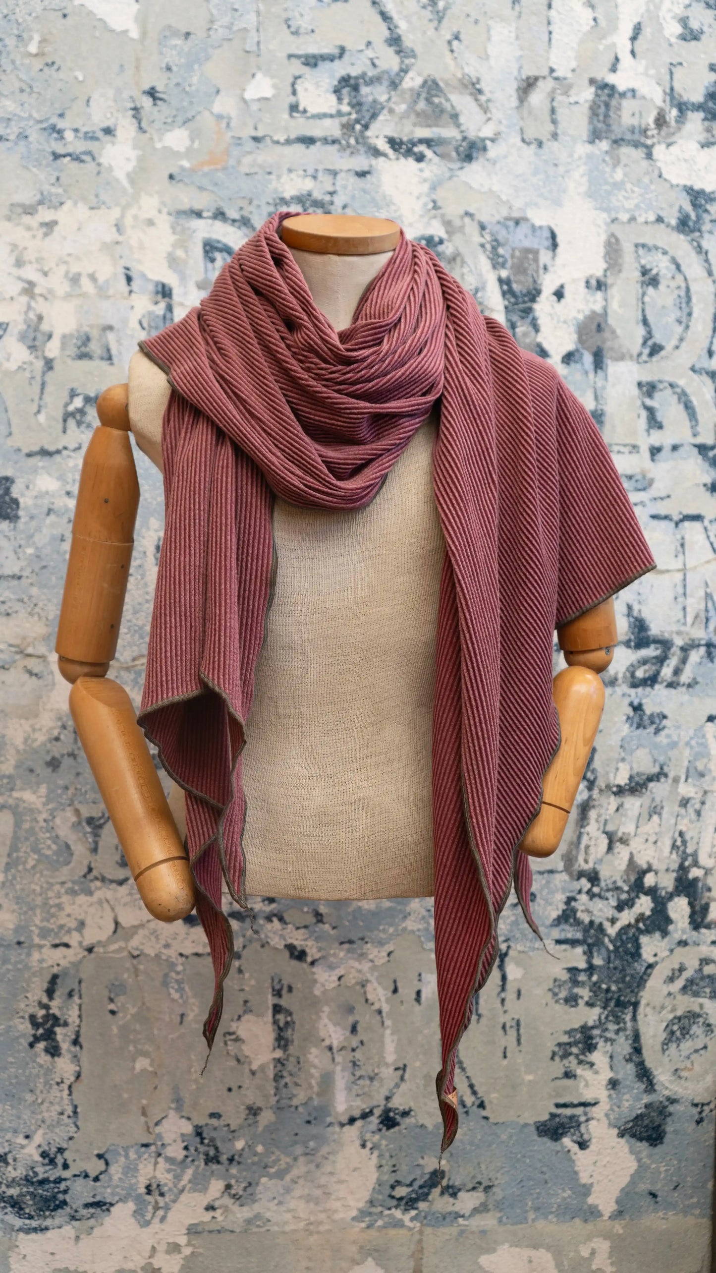 Burgundy DNA Scarf Late Sunday Afternoon