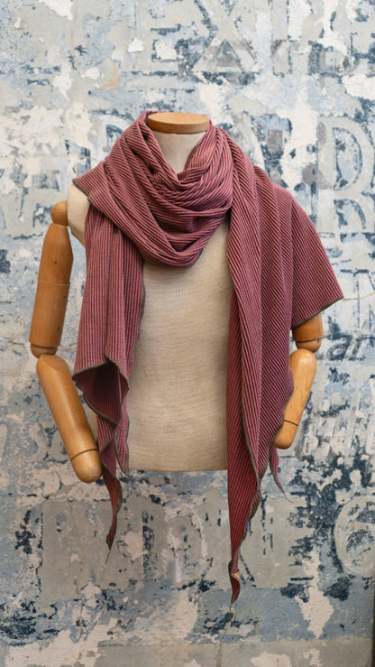 Burgundy DNA Scarf Late Sunday Afternoon